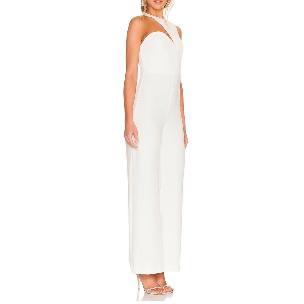Amanda Uprichard X Revolve Gilda Jumpsuit Ivory White size XS - Picture 2 of 10